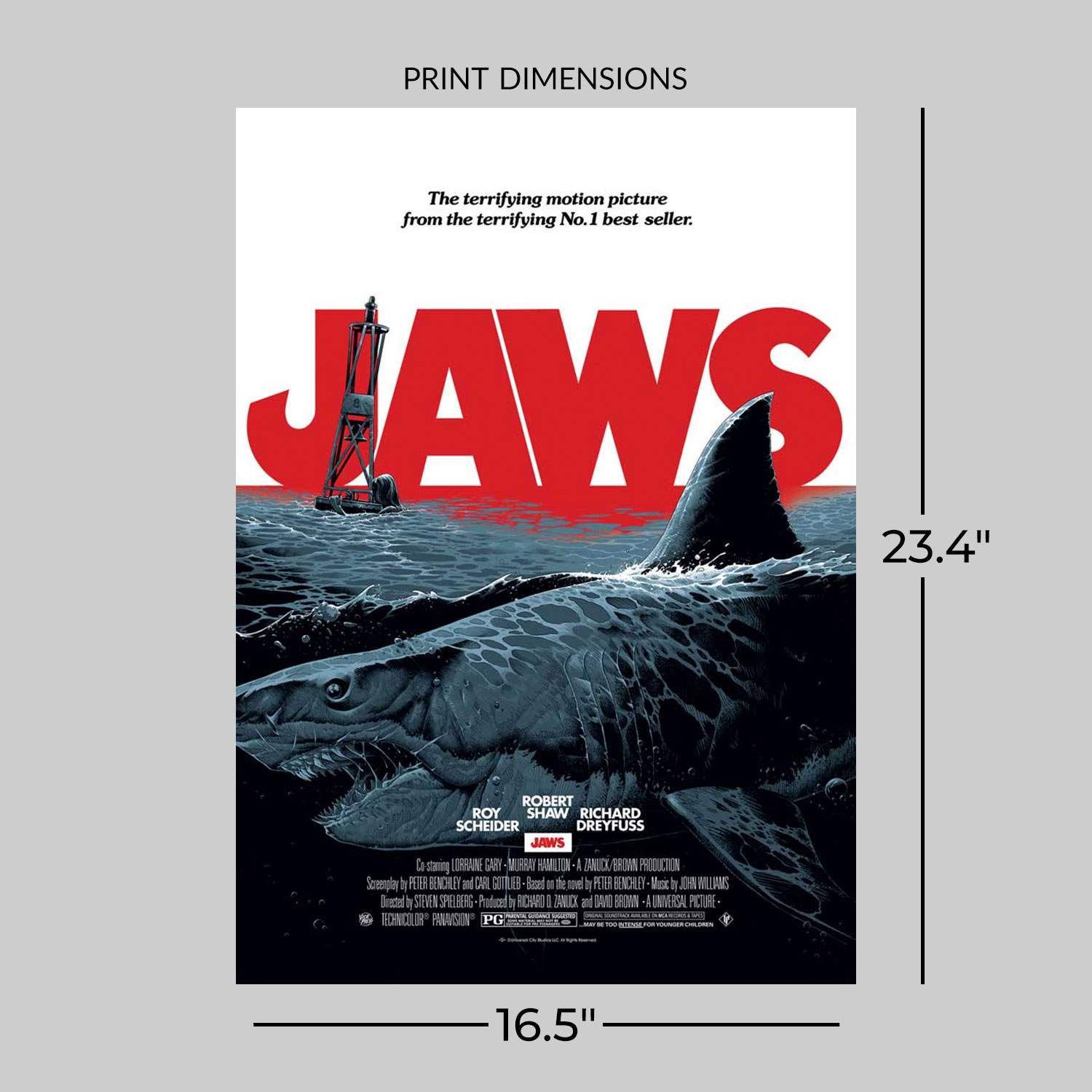 Jaws Jaws by Luke Preece Movie Poster  View 2
