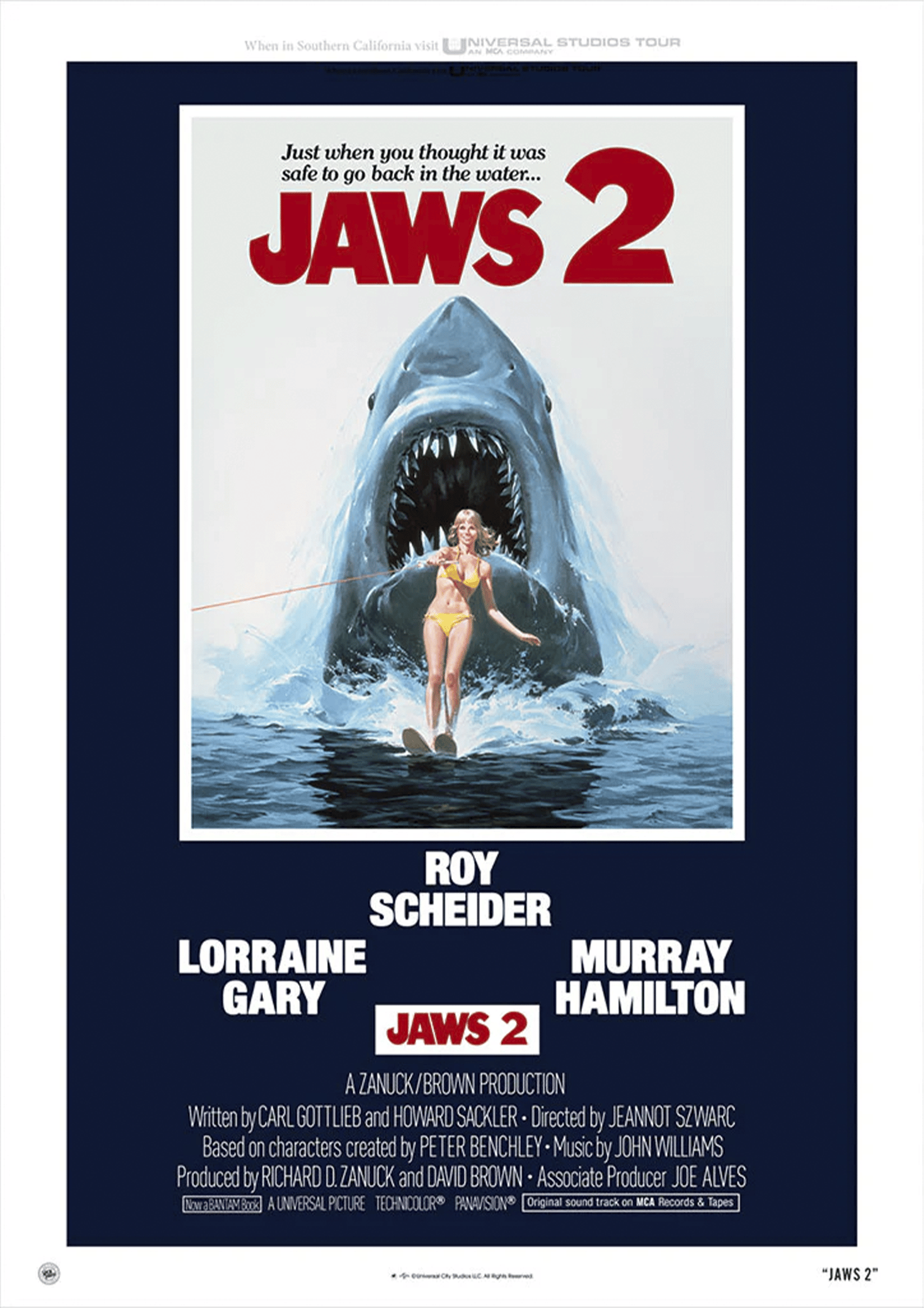 Jaws Jaws 2 Movie Poster  View 3