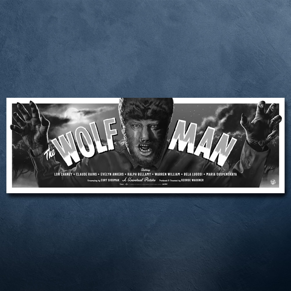 Universal Monsters Universal Monsters: The Wolf Man Variant Movie Poster  View 1