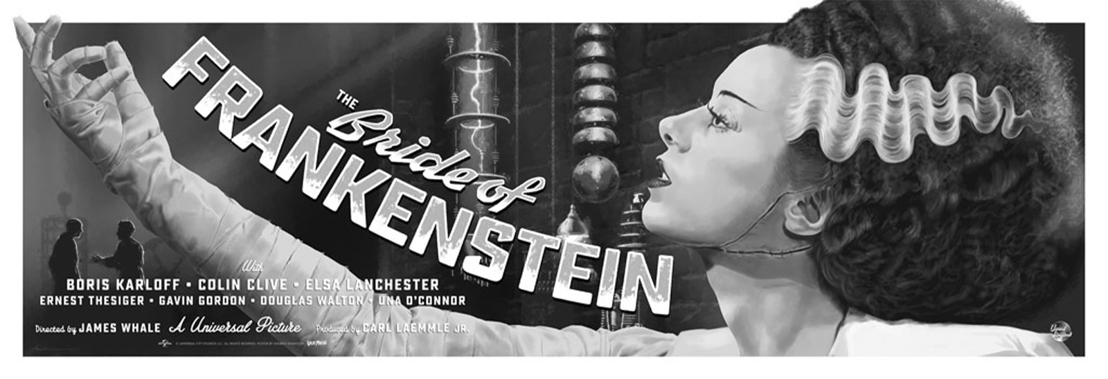 Universal Monsters Universal Monsters: The Bride of Frankenstein Variant Movie Poster  View 3