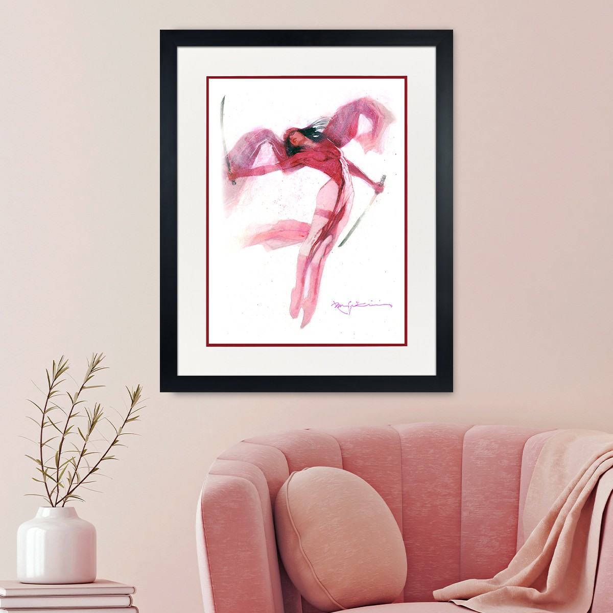 Marvel Elektra: Crimson Grace Art Print  View 1