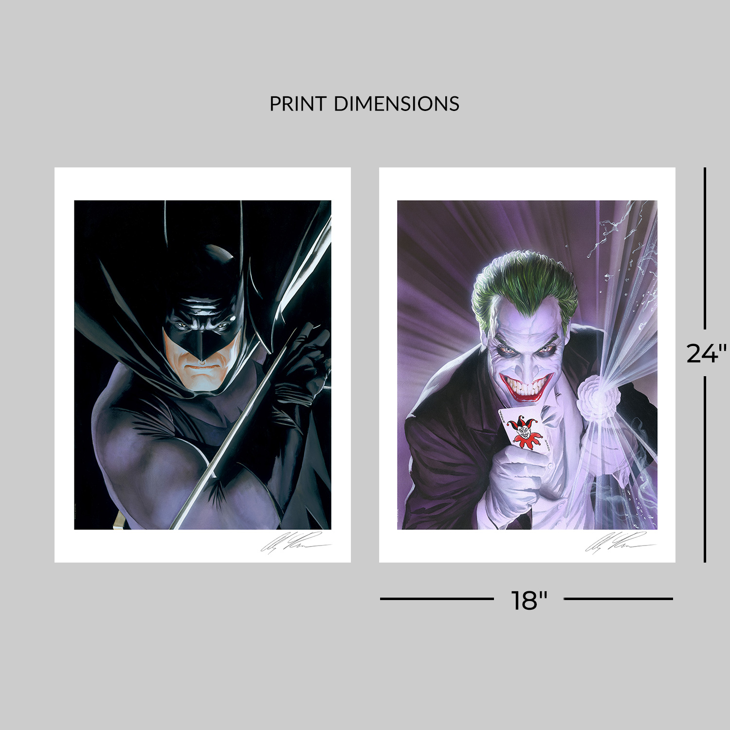 DC Comics The Joker™ & Batman™: Mythology Fine Art Print Set Art Print  View 4
