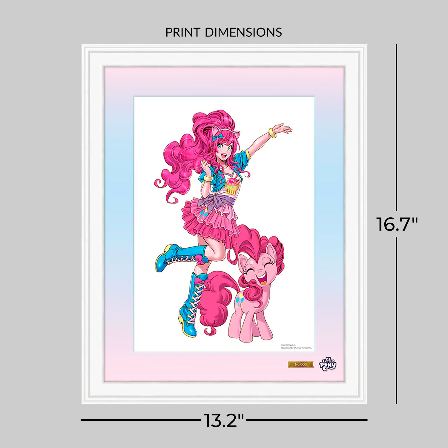 My Little Pony Pinkie Pie Bishoujo Art Print  (Prototype Shown) View 2