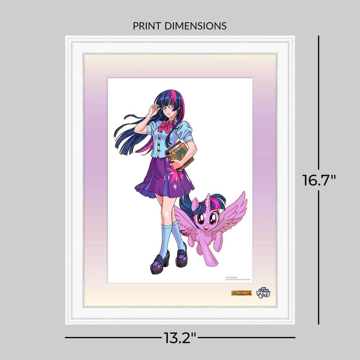 My Little Pony Twilight Sparkle Bishoujo Art Print  (Prototype Shown) View 2