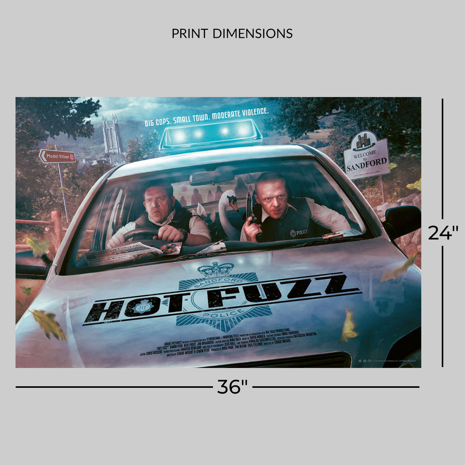Hot Fuzz Hot Fuzz Movie Poster  View 2