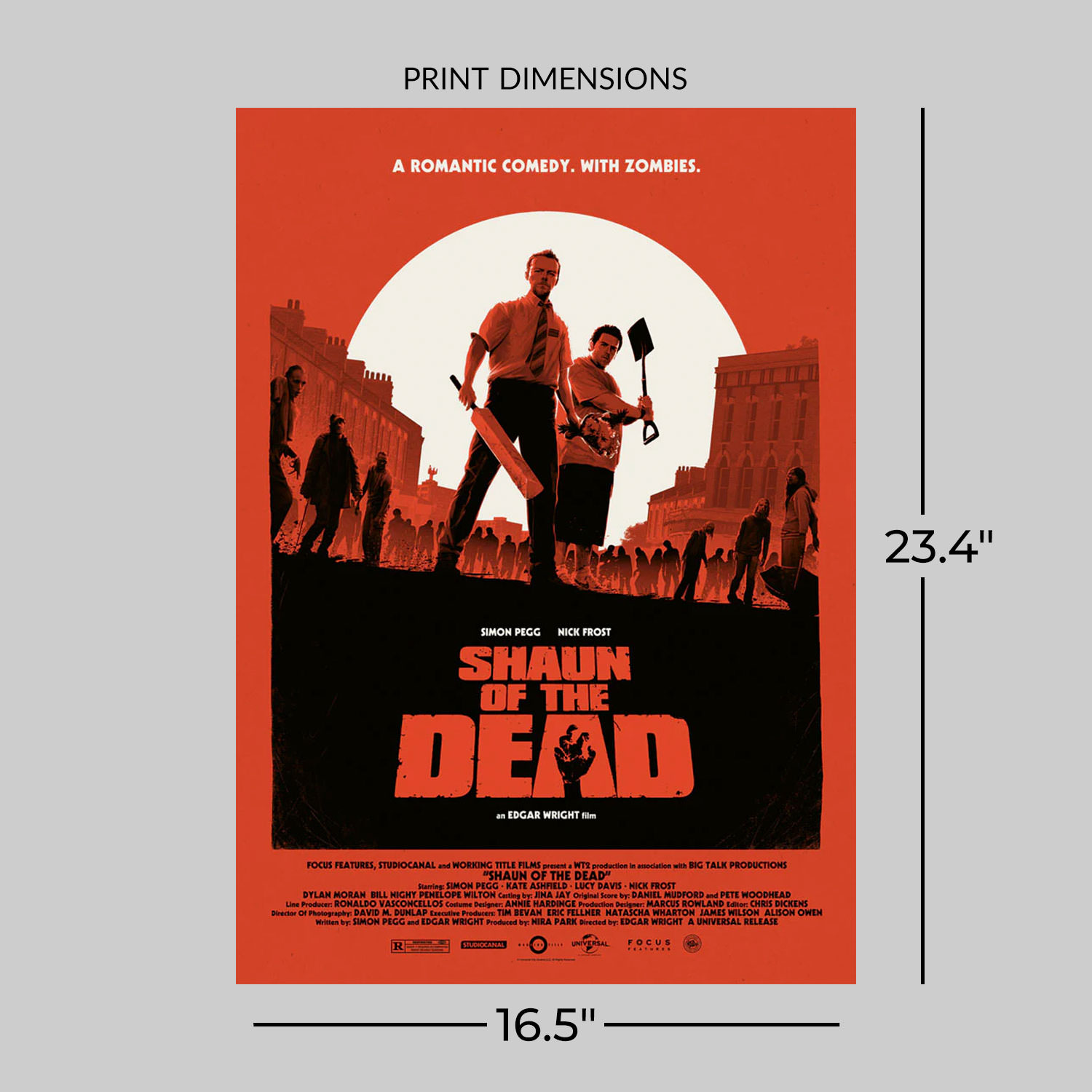Shaun of the Dead Movie Poster by Vice Press | Sideshow Collectibles