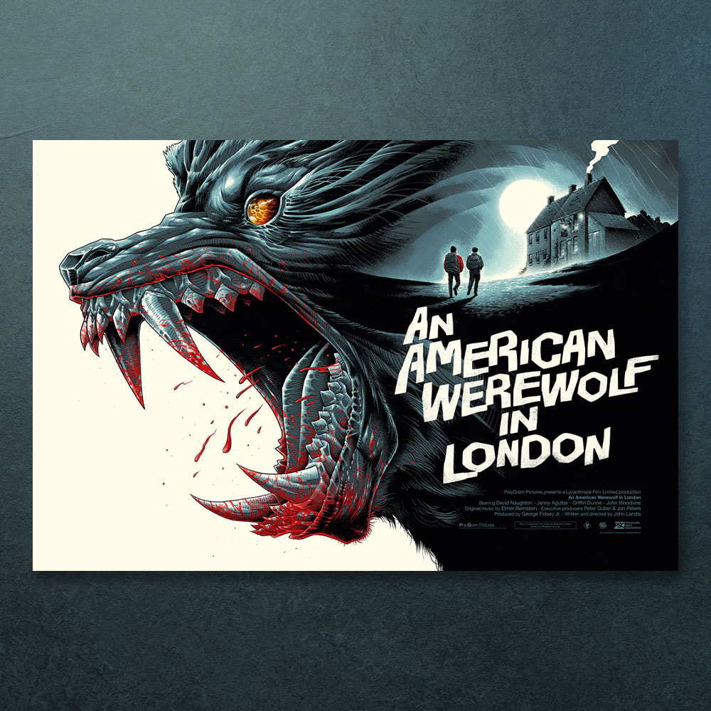 An American Werewolf in London An American Werewolf in London by Luke Preece Movie Poster  View 1