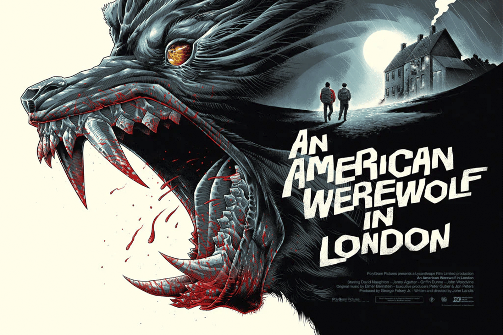 An American Werewolf in London An American Werewolf in London by Luke Preece Movie Poster  View 3