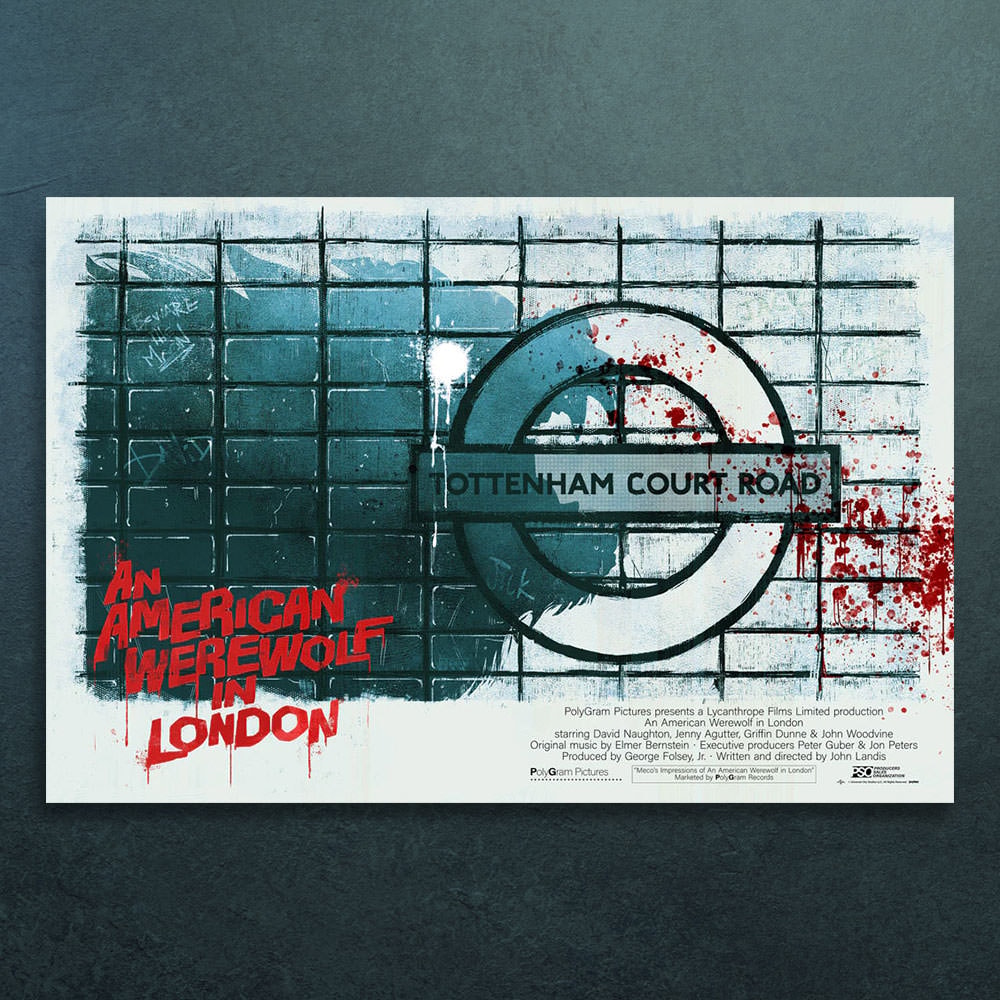 An American Werewolf in London An American Werewolf in London by Heather Vaughan Movie Poster  View 1