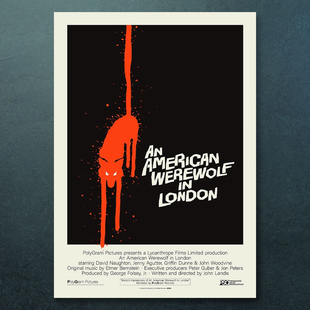 An American Werewolf in London An American Werewolf in London Original Key-Art Movie Poster  View 1