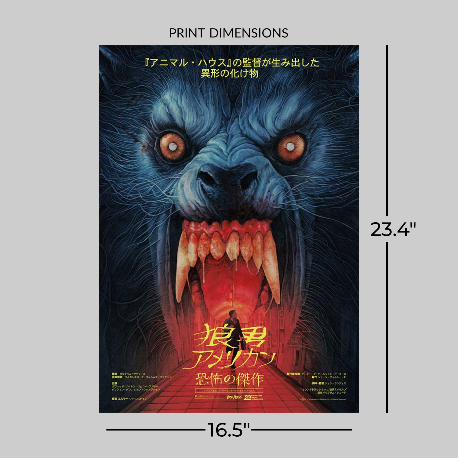 An American Werewolf in London An American Werewolf in London by Gabz Movie Poster  View 2