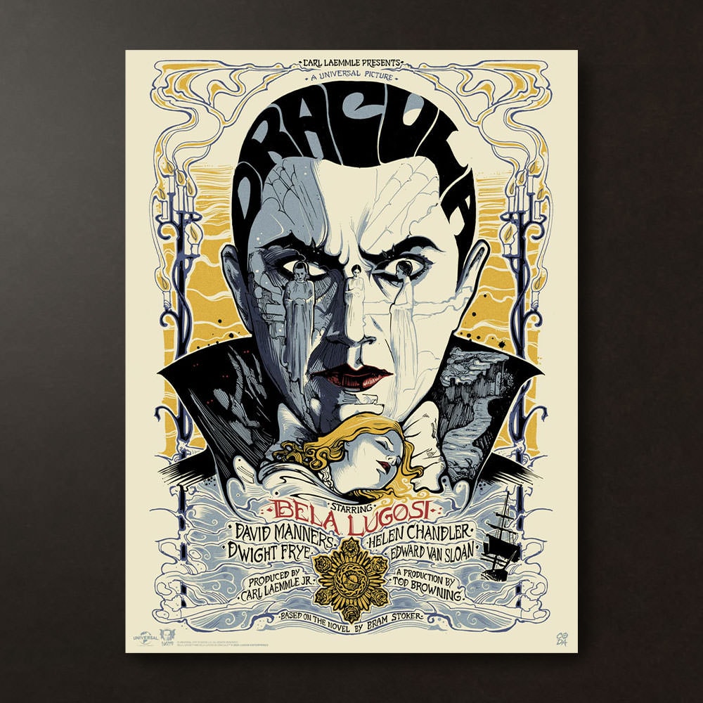 Universal Monsters Dracula Movie Poster  View 1