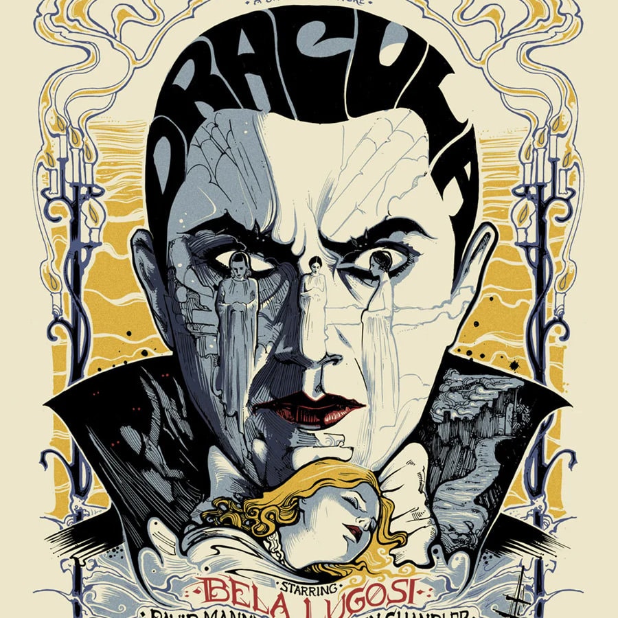 Universal Monsters Dracula Movie Poster  View 3