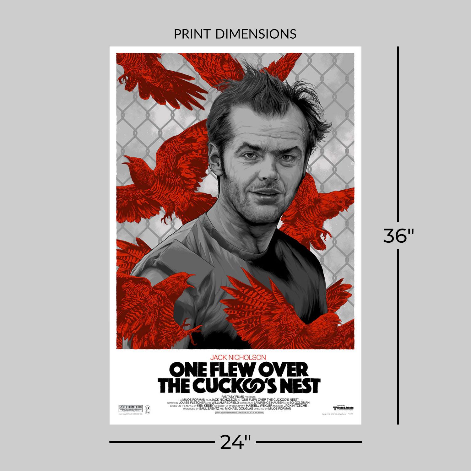 One Flew Over the Cuckoo's Nest One Flew Over the Cuckoo's Nest Movie Poster  View 2