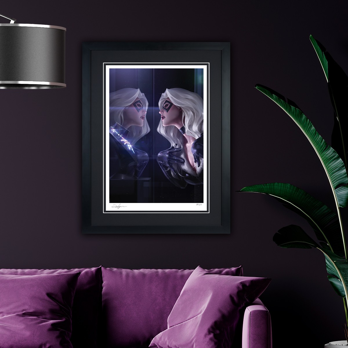 Marvel Black Cat Art Print  Exclusive Edition View 1