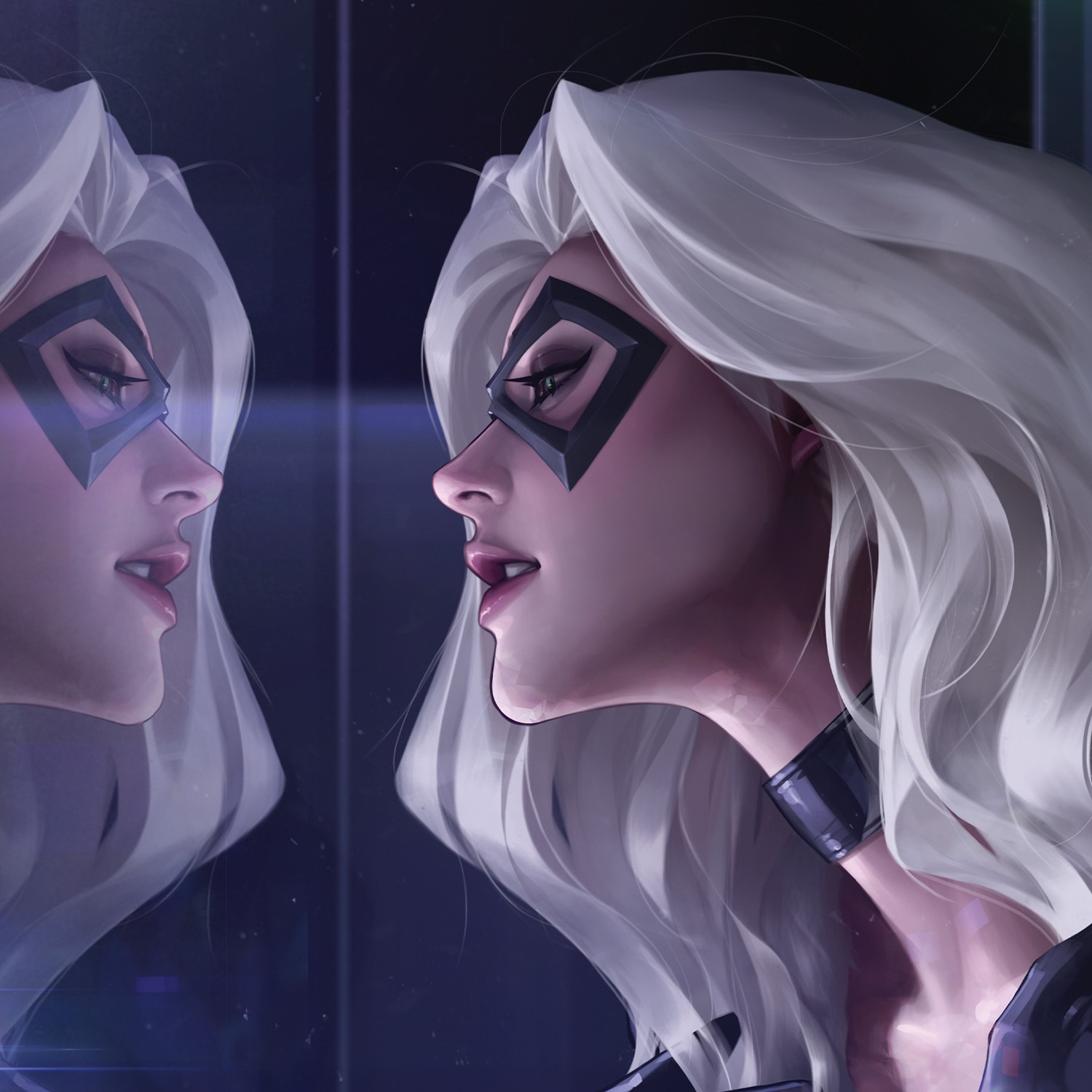 Marvel Black Cat Art Print  Exclusive Edition View 3