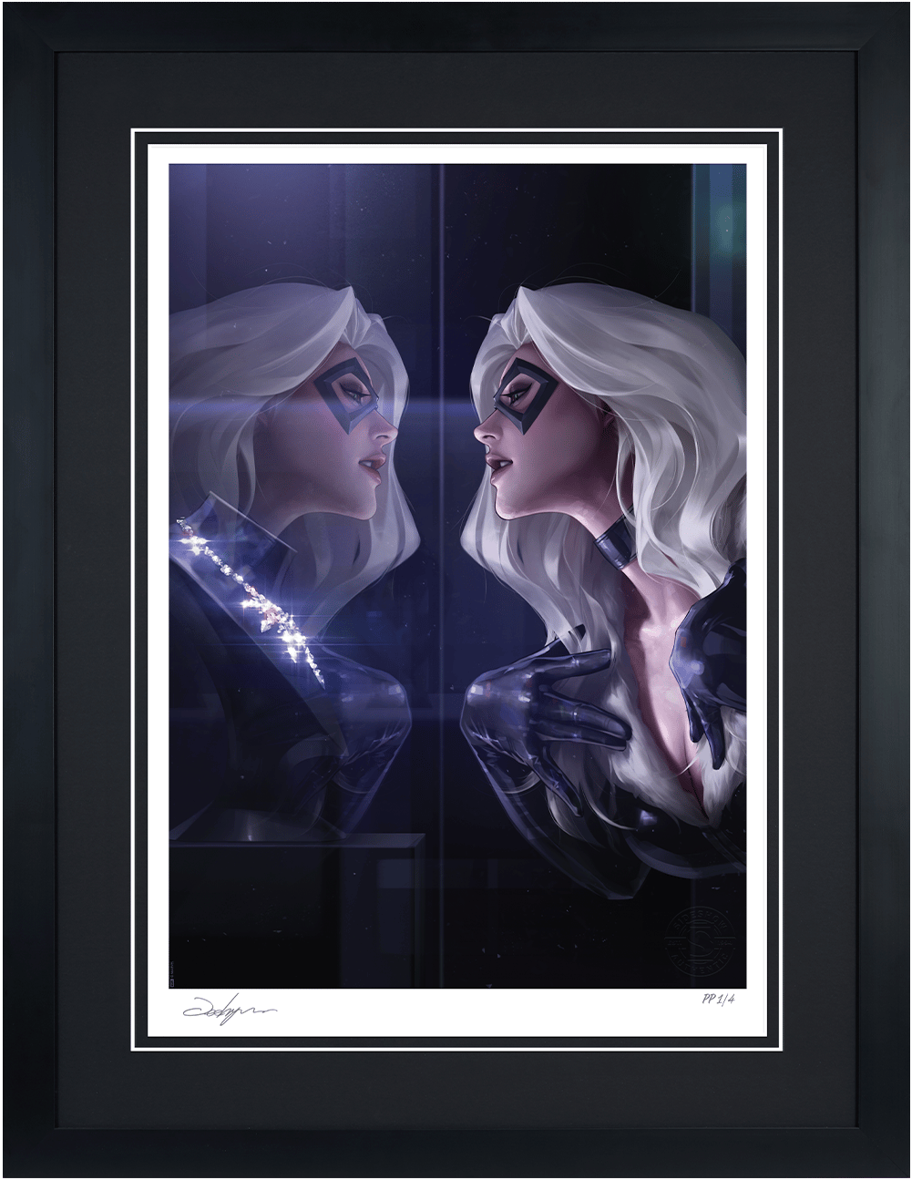 Marvel Black Cat Art Print  Exclusive Edition View 7