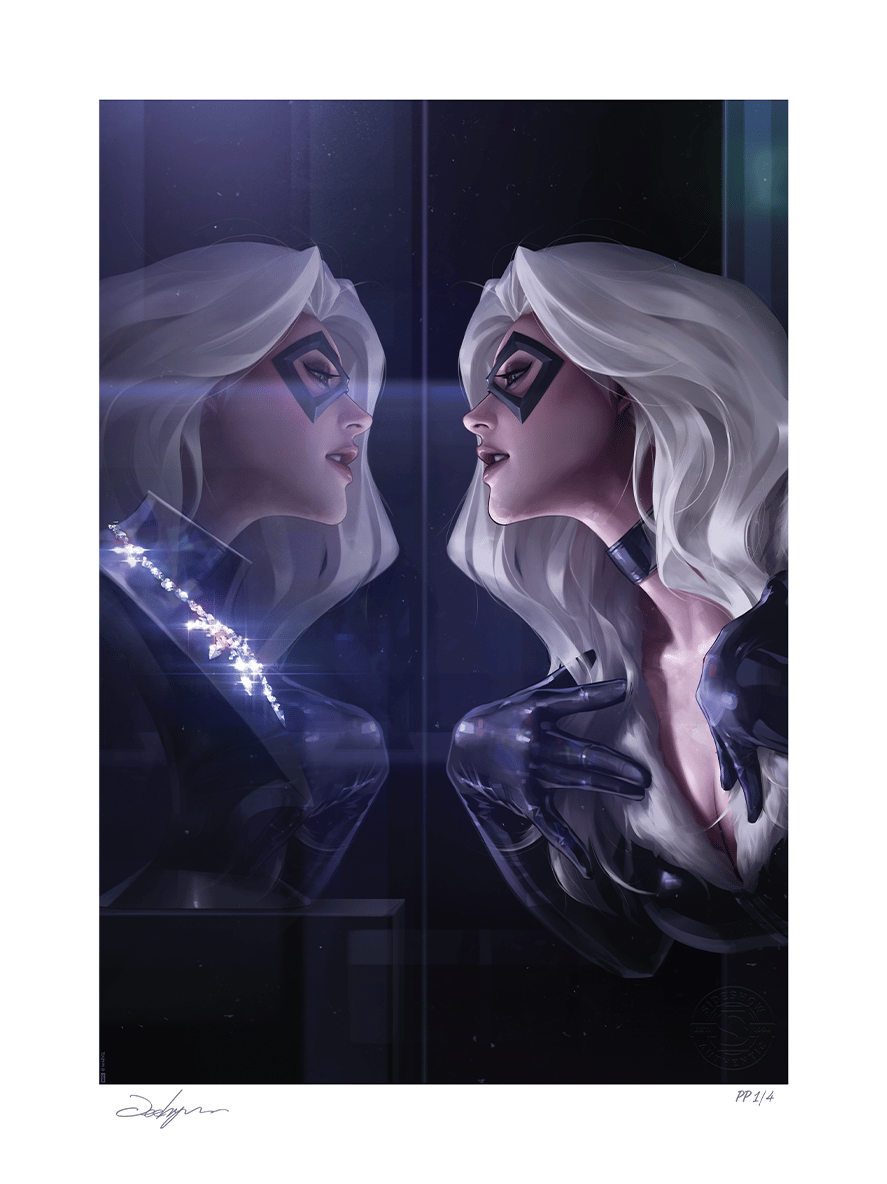 Marvel Black Cat Art Print  Exclusive Edition View 6