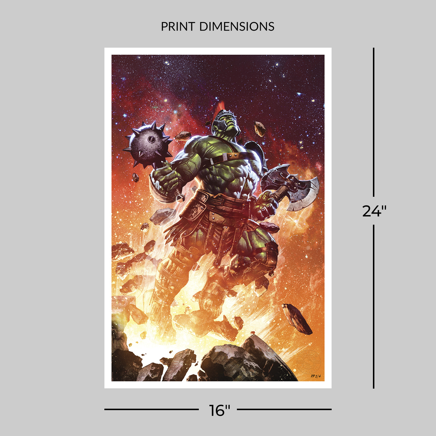 Marvel Planet Hulk: Worldbreaker Art Print  Exclusive Edition View 2