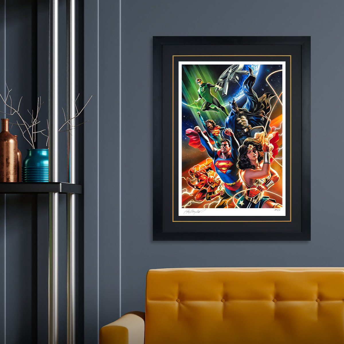 DC Comics Justice League Unlimited Art Print  Exclusive Edition View 1