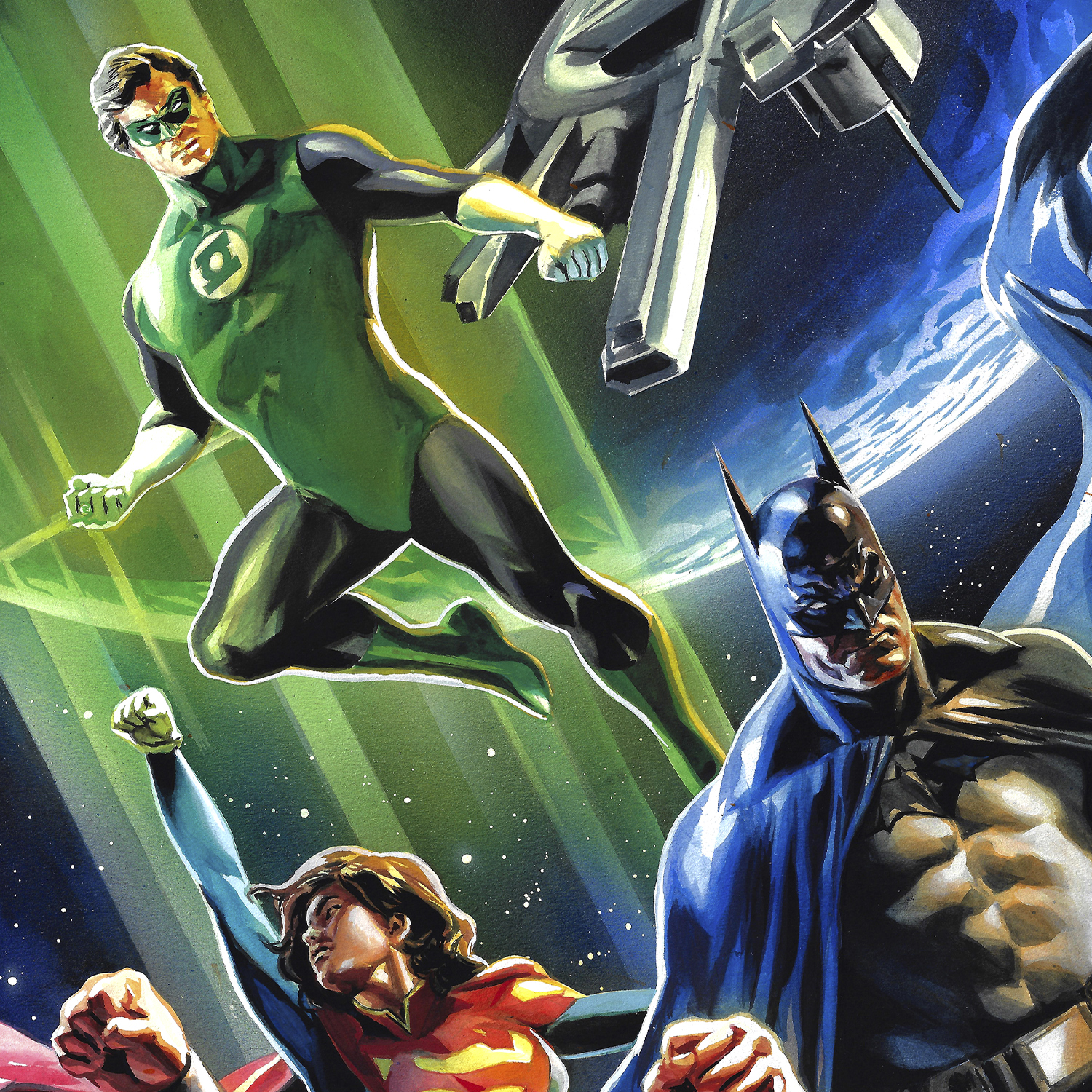 DC Comics Justice League Unlimited Art Print  Exclusive Edition View 3