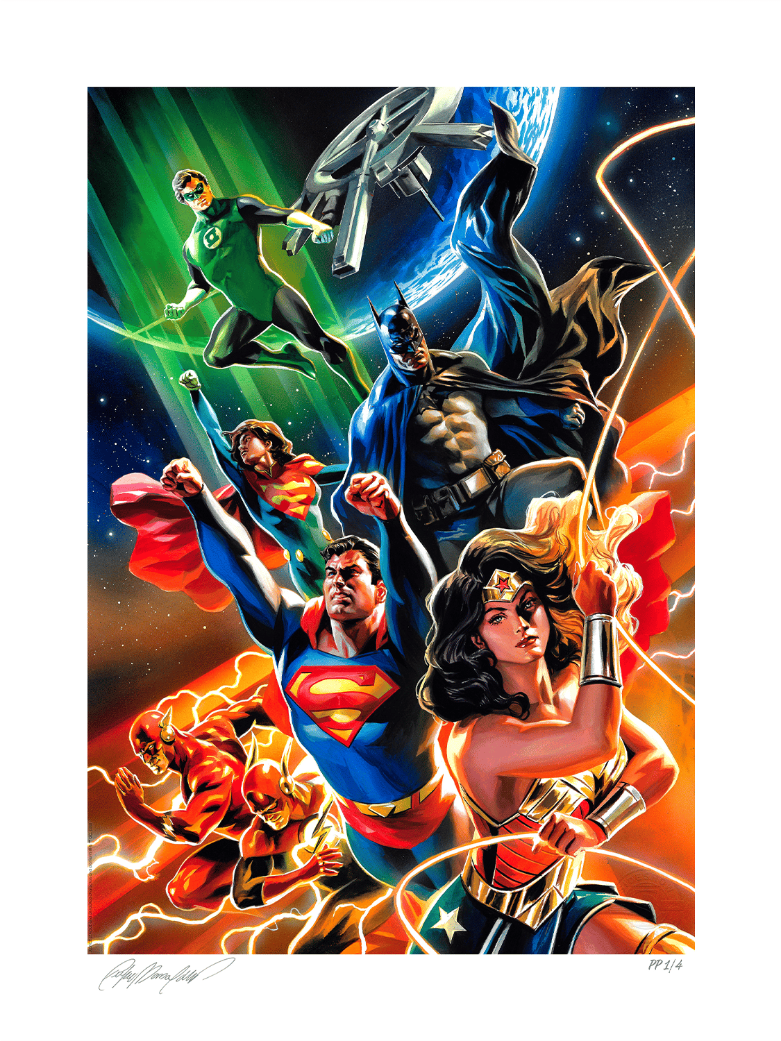 DC Comics Justice League Unlimited Art Print  Exclusive Edition View 6
