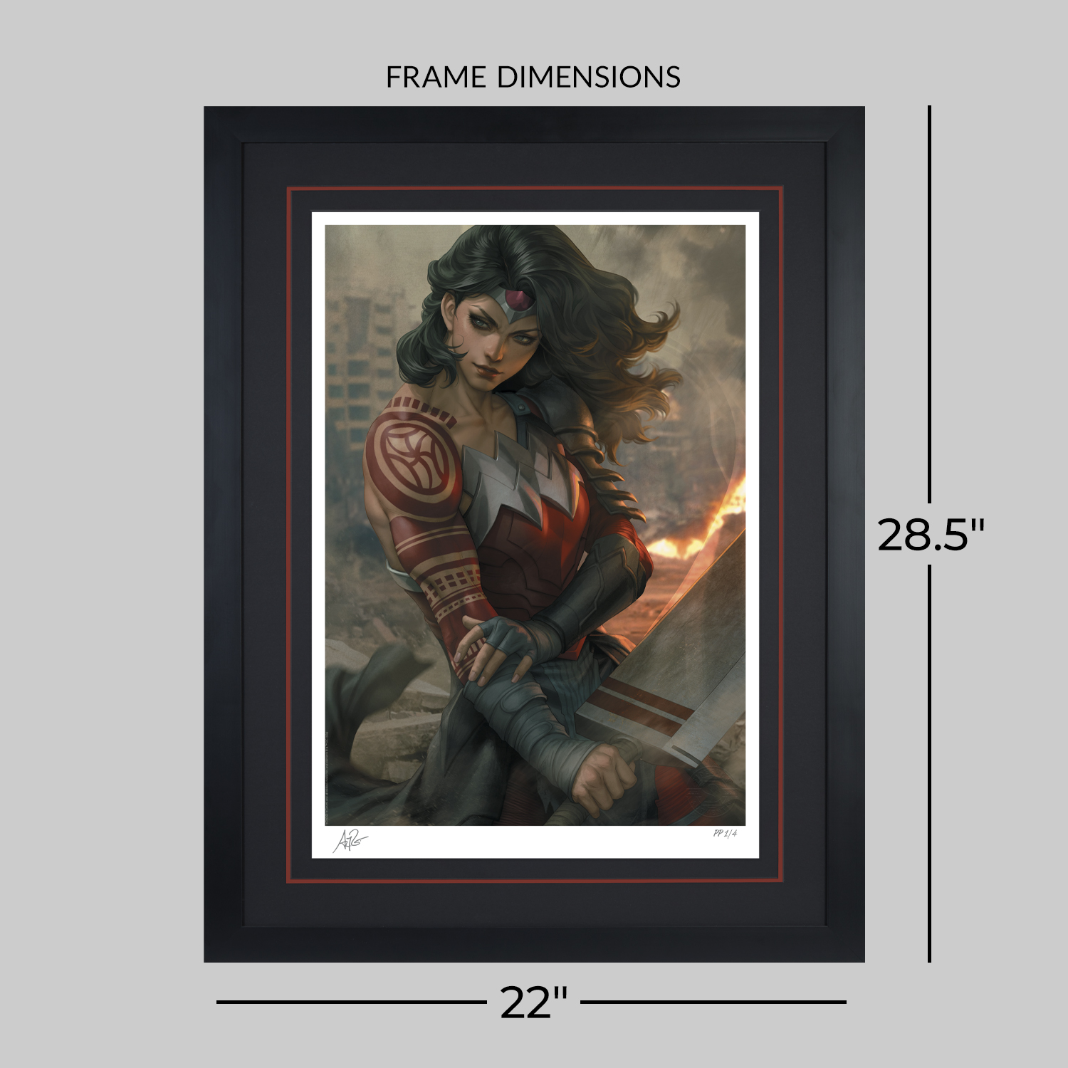 DC Comics Absolute Wonder Woman™ Art Print  Exclusive Edition View 2