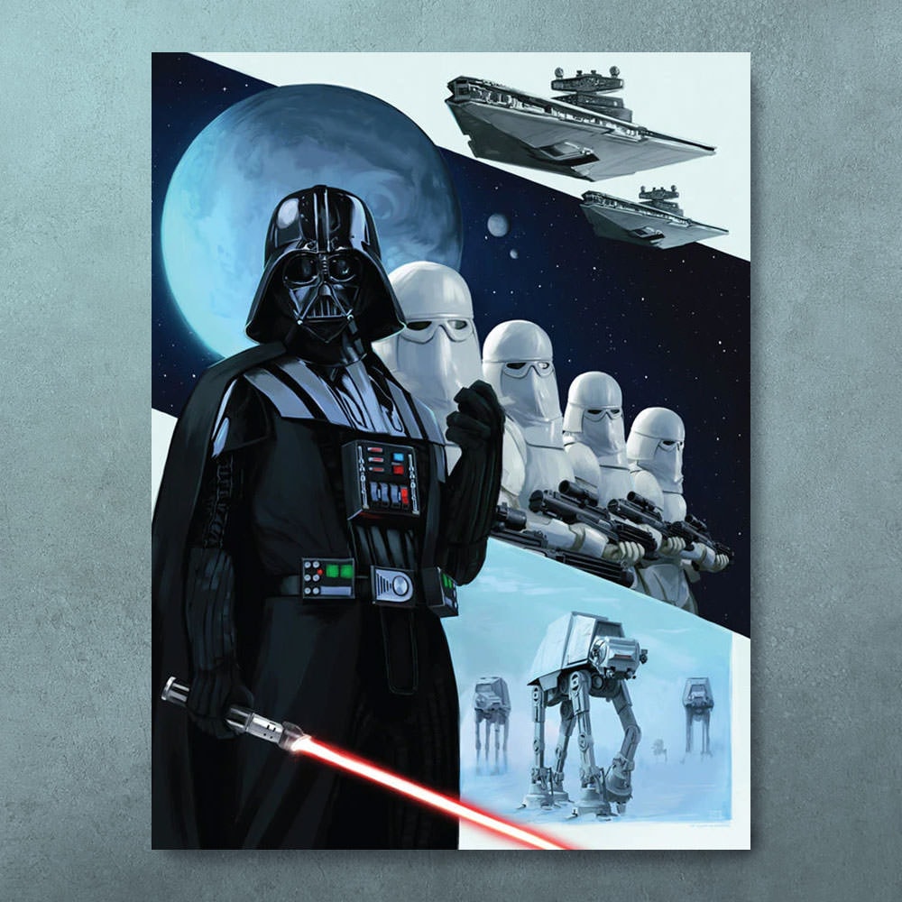 Star Wars Arrival on Hoth Art Print  View 1