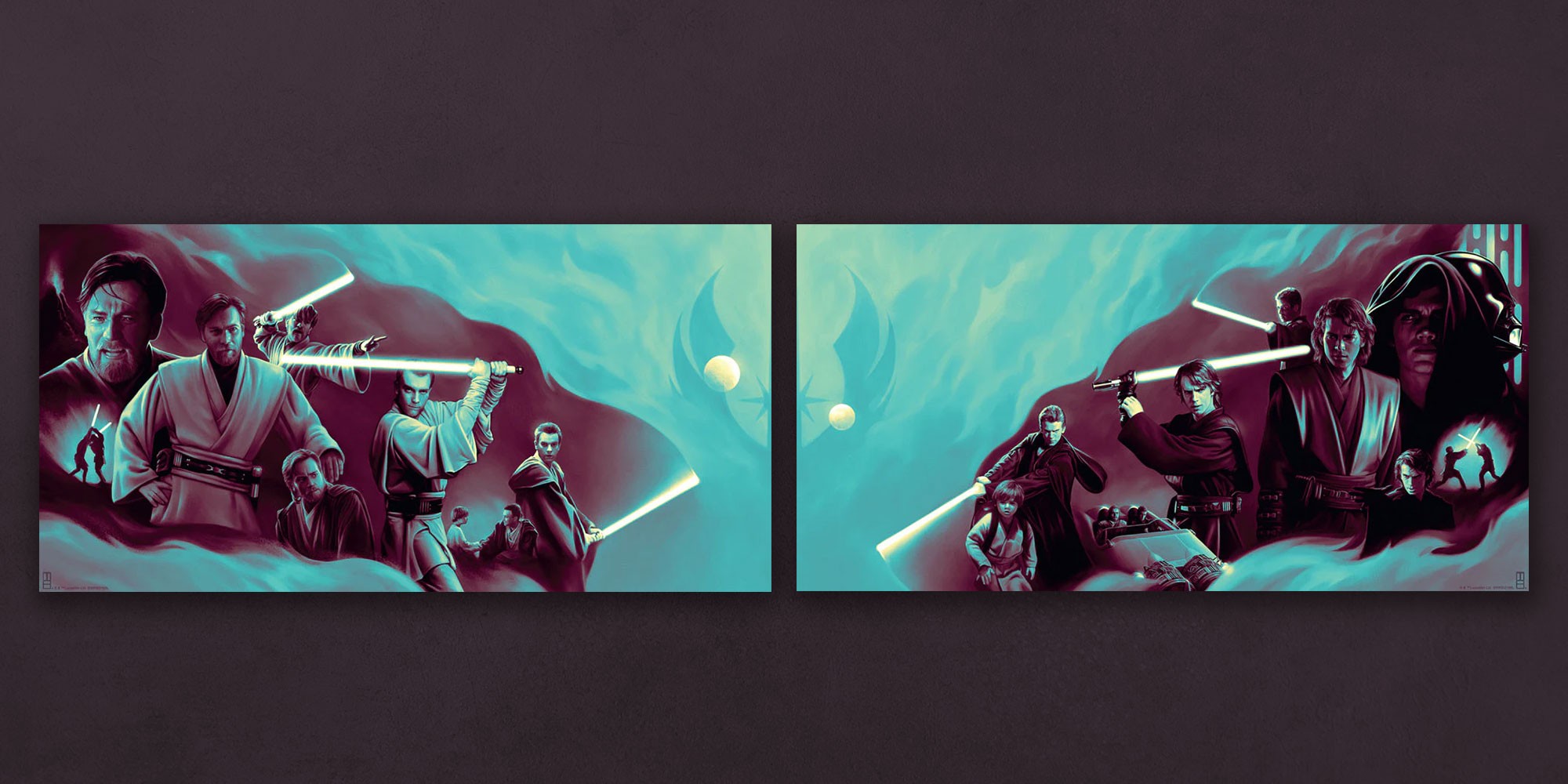 Star Wars The Loyal Brother & The Hero with No Fear (Set of 2) Art Print  View 6