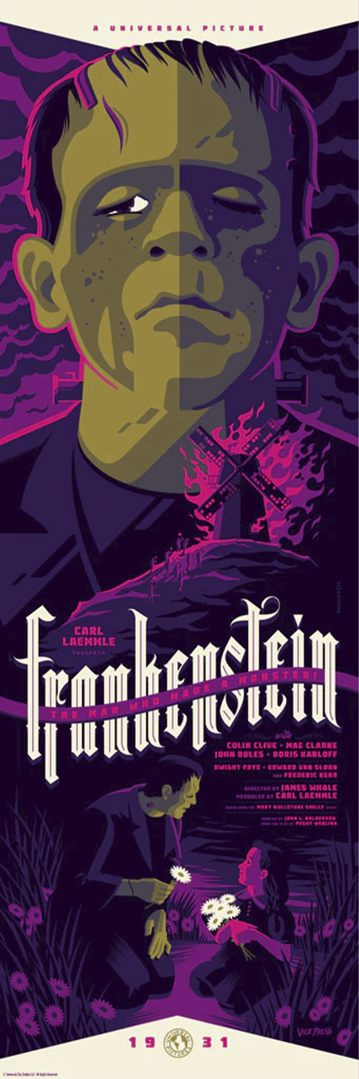Universal Monsters Universal Monsters - Frankenstein Movie Poster  View 3