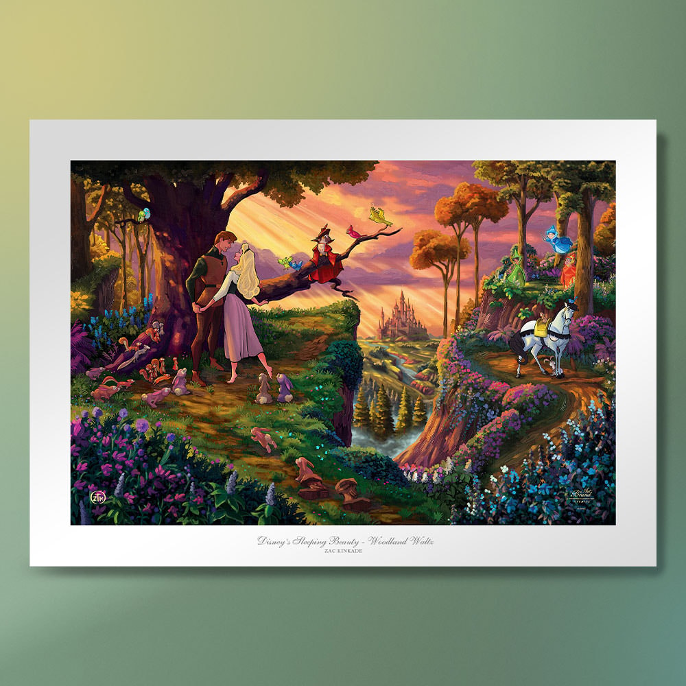 Disney Sleeping Beauty - Woodland Waltz Art Print  View 1