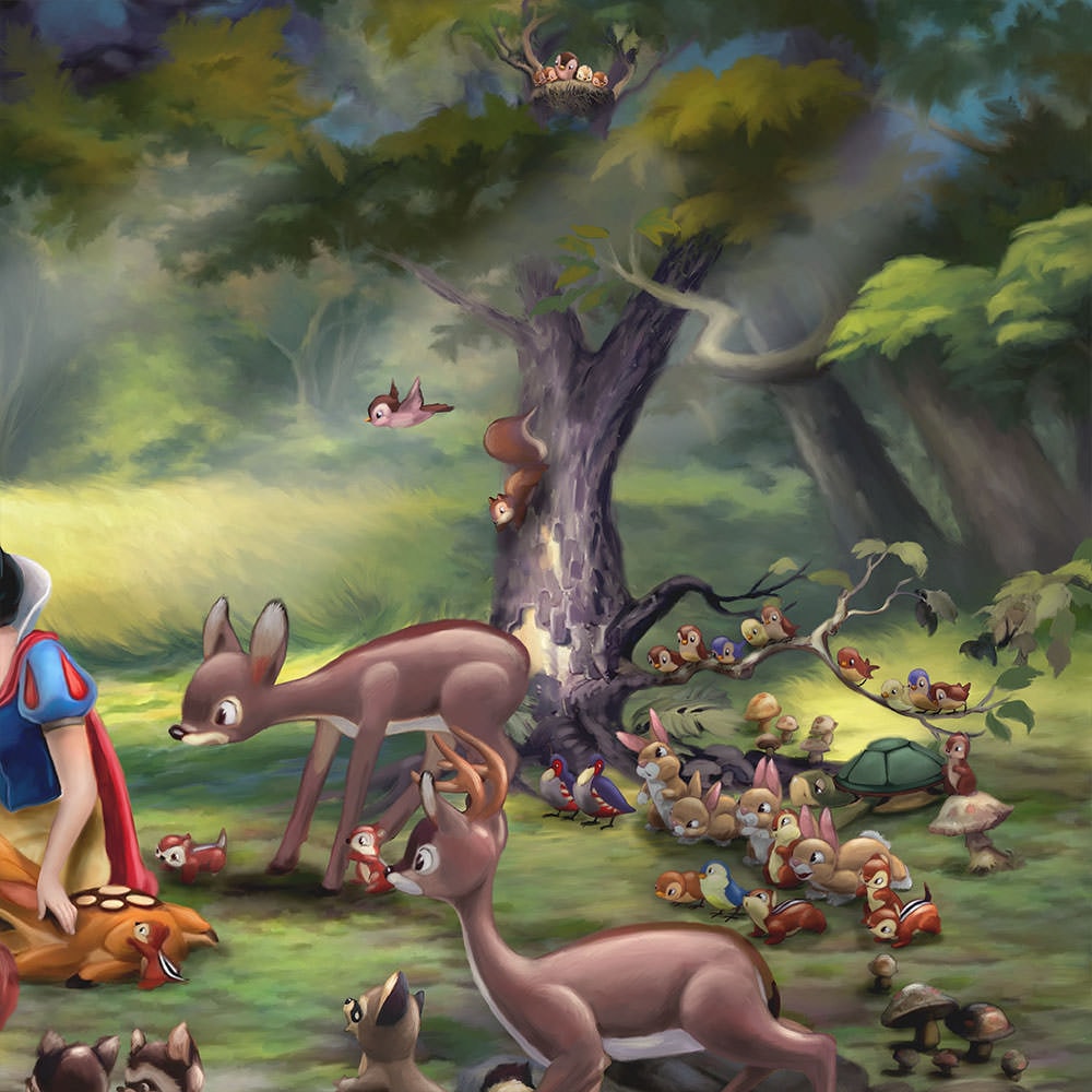 Disney Snow White - Forest Secrets Art Print  View 4