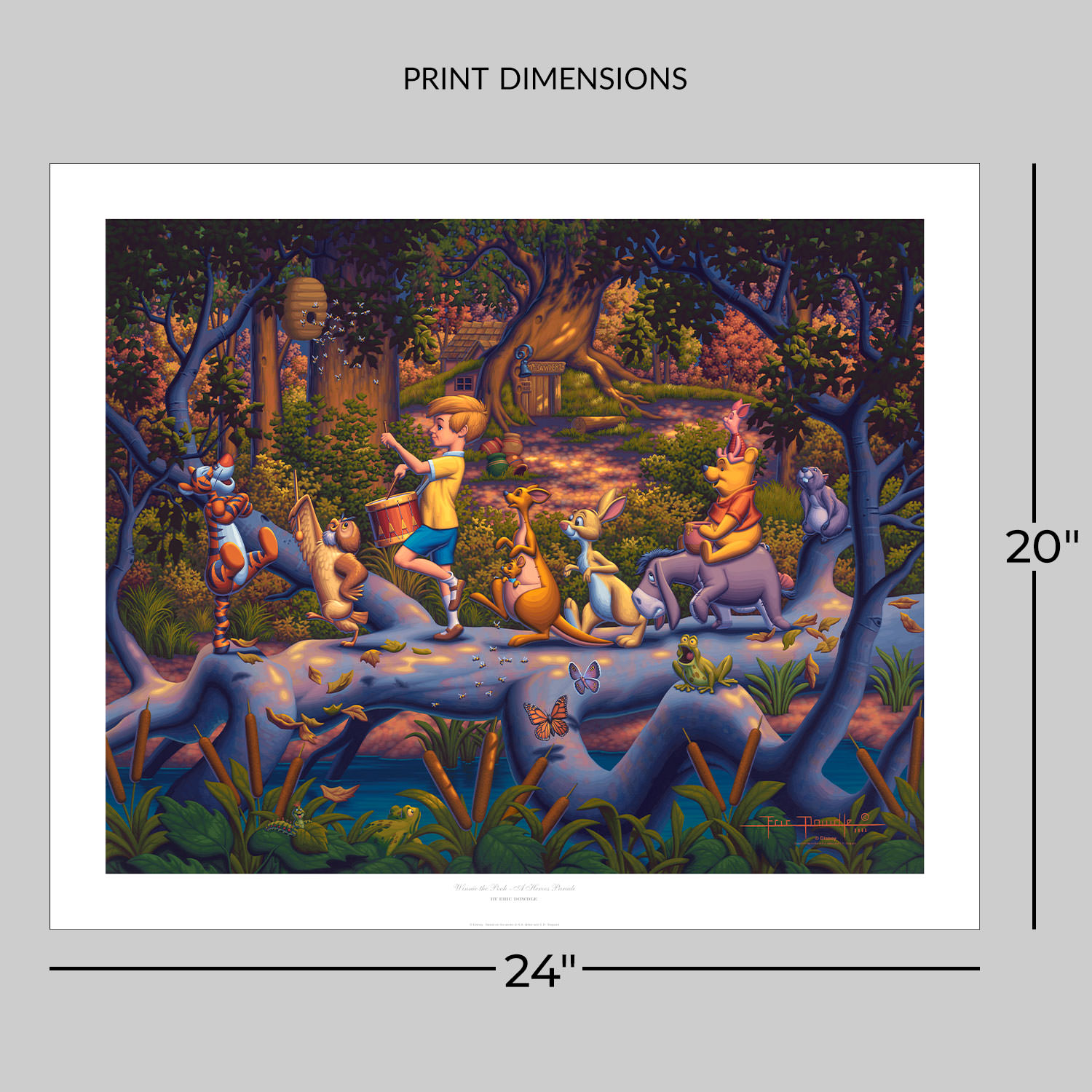 Disney Winnie the Pooh - A Heroes Parade Art Print  View 2