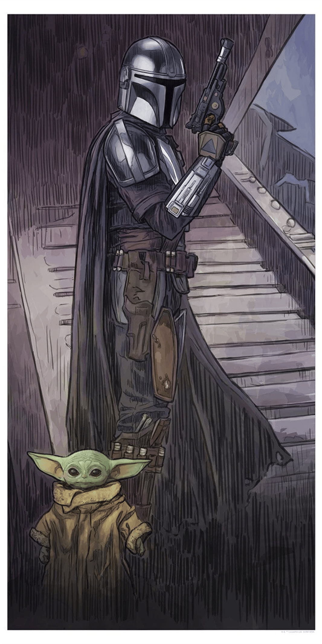Star Wars A Foundling in Your Care Art Print  View 3