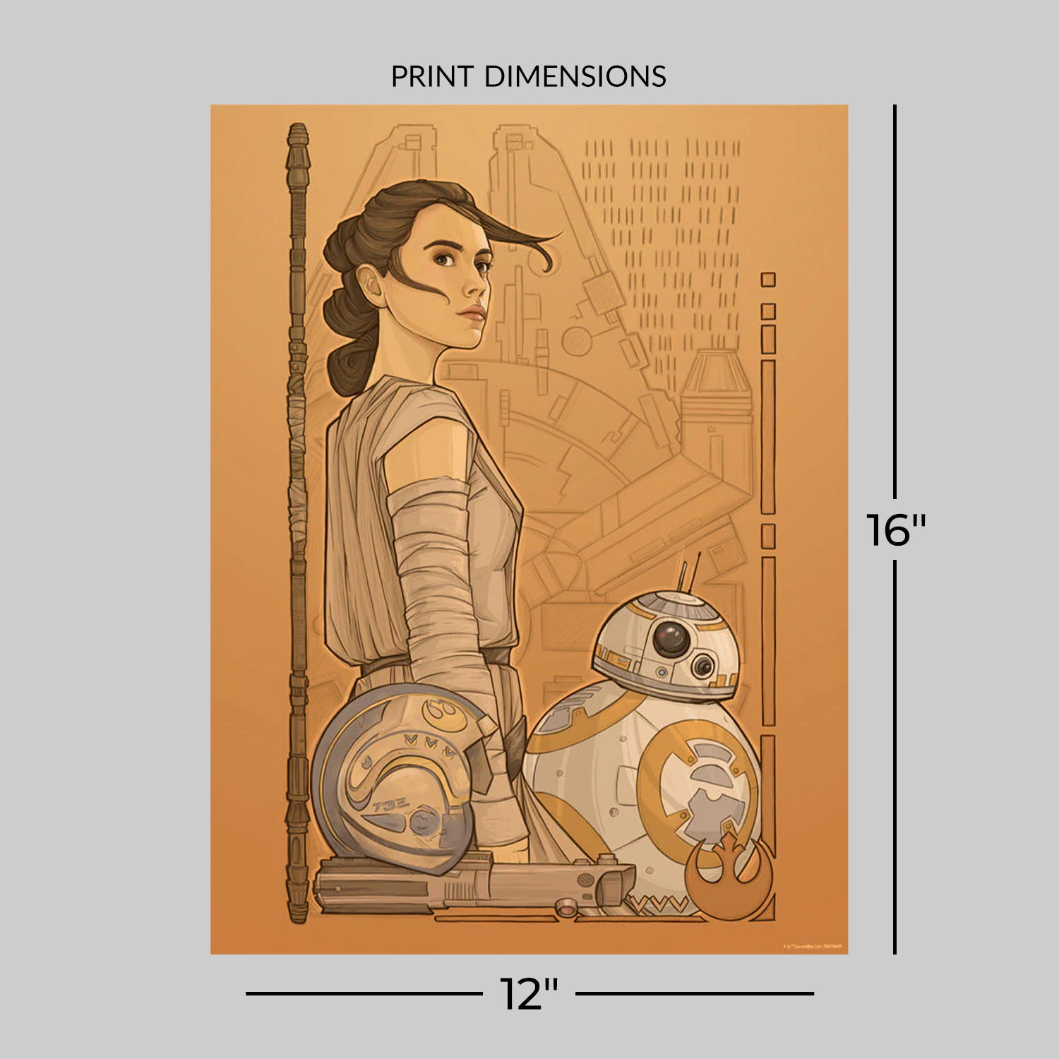 Star Wars Beyond Jakku Art Print  View 2
