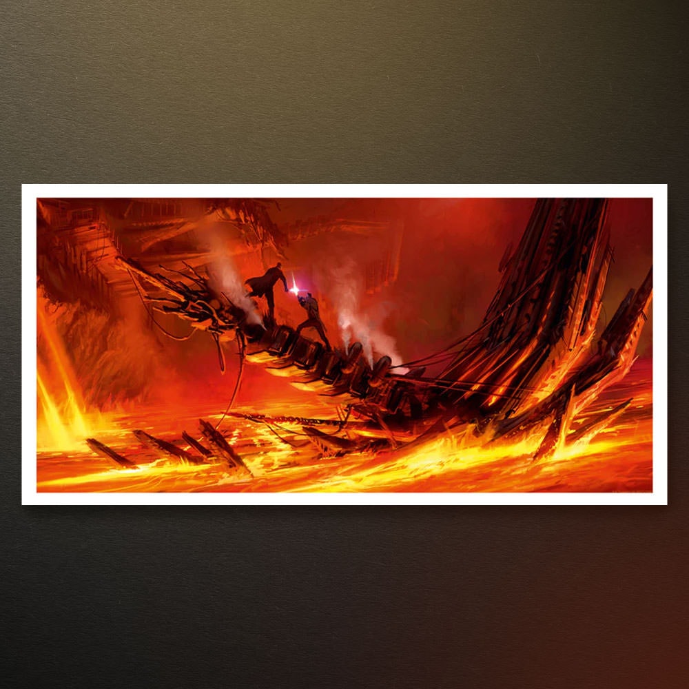 ヴァイスシュヴァルツ　duel on mustafar SP 3枚 Mustafar Duel Art Print by ACME Archives | Sideshow Collectibles