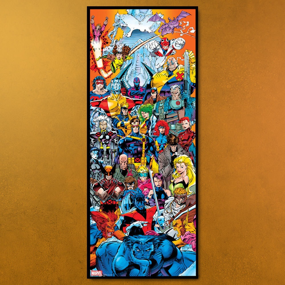 APPLEBUM MARVEL　限定コラボ A1ポスター　額縁付　2枚セット X-Men Door Poster (Variant) Art Print by ACME Archives | Sideshow