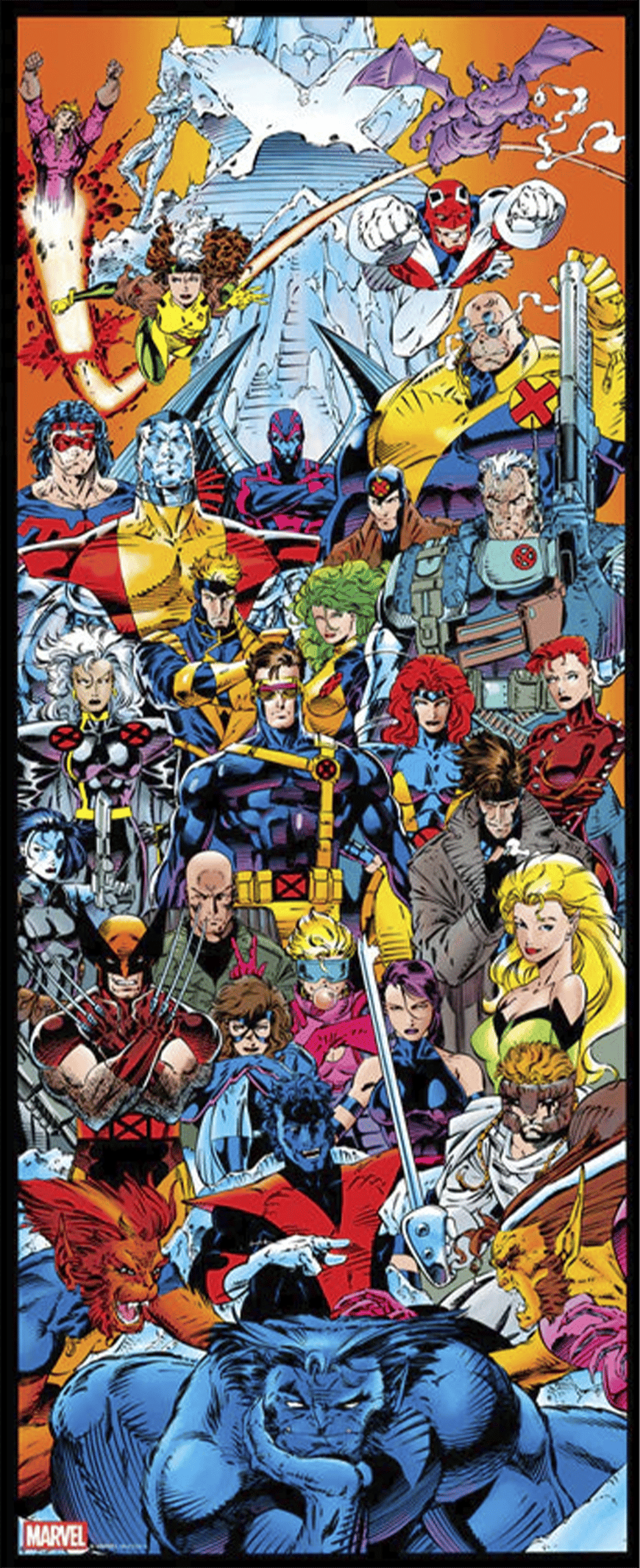 X-Men Door Poster (Regular) Art Print by ACME Archives | Sideshow