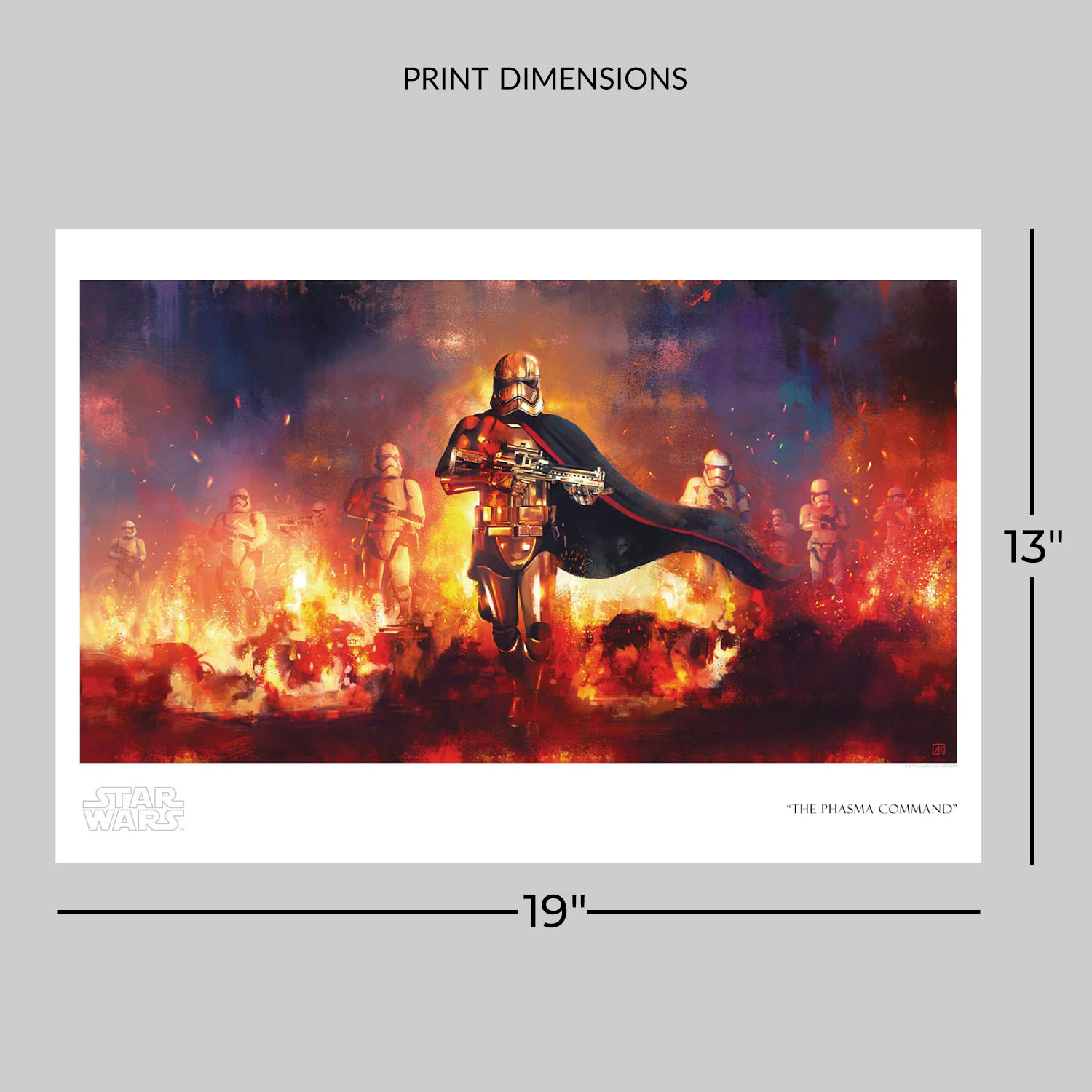 Star Wars The Phasma Command Art Print  View 2