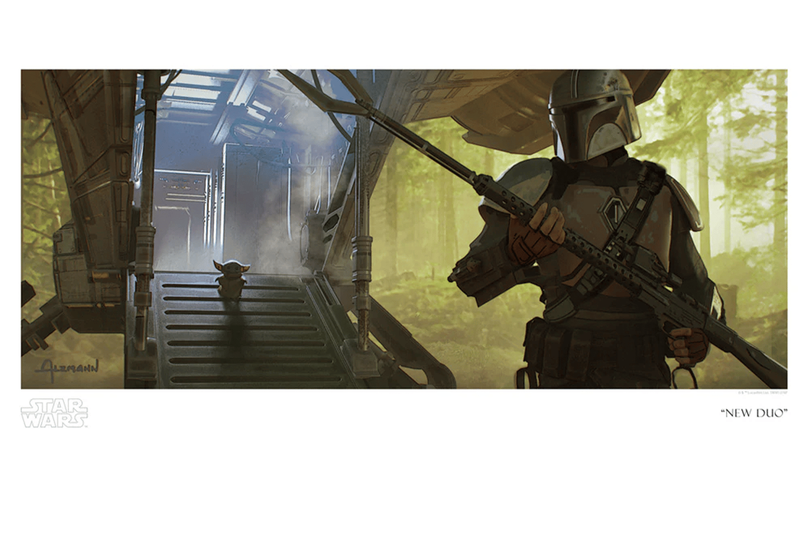 Star Wars New Duo Art Print  View 3