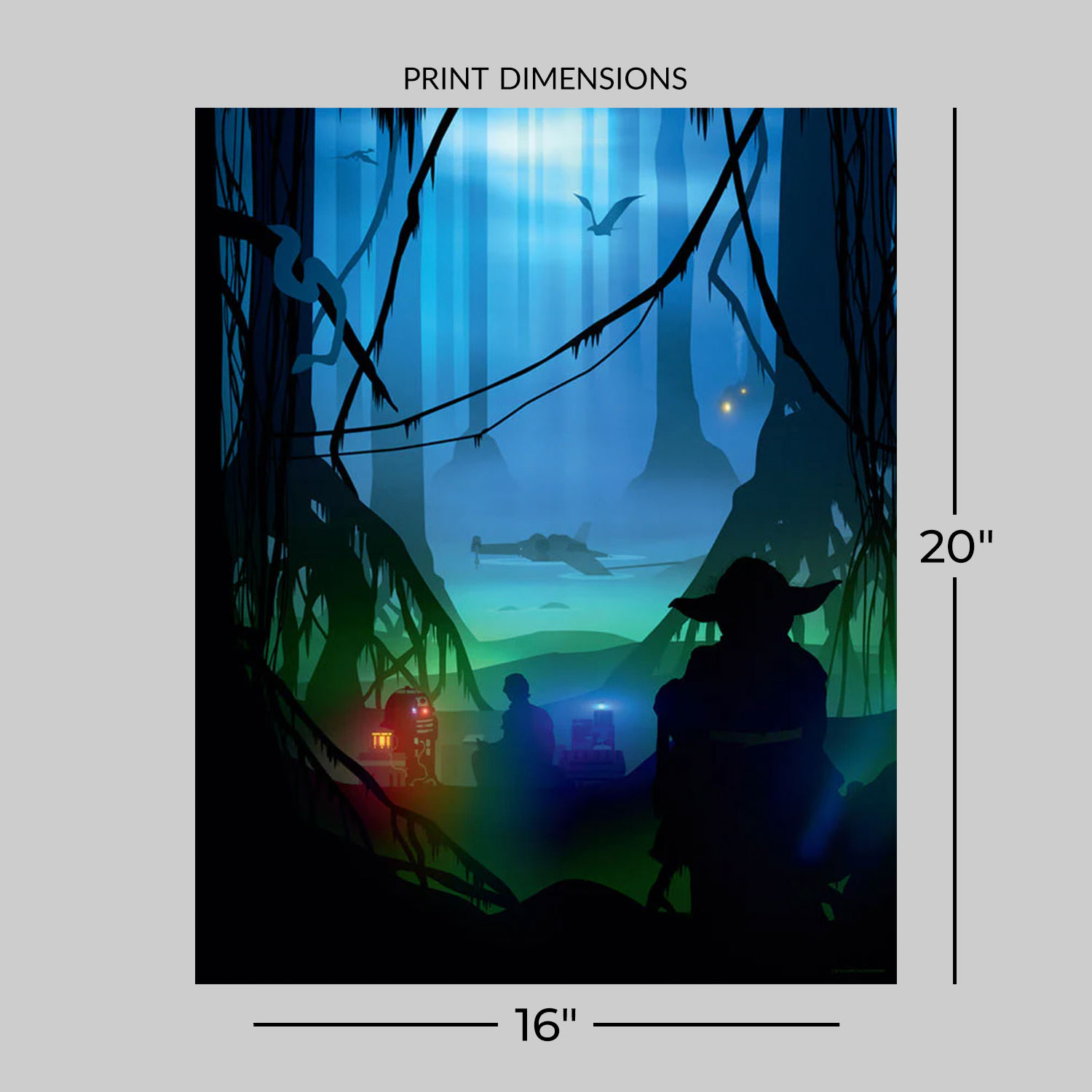 Star Wars Being Watched Art Print  View 2