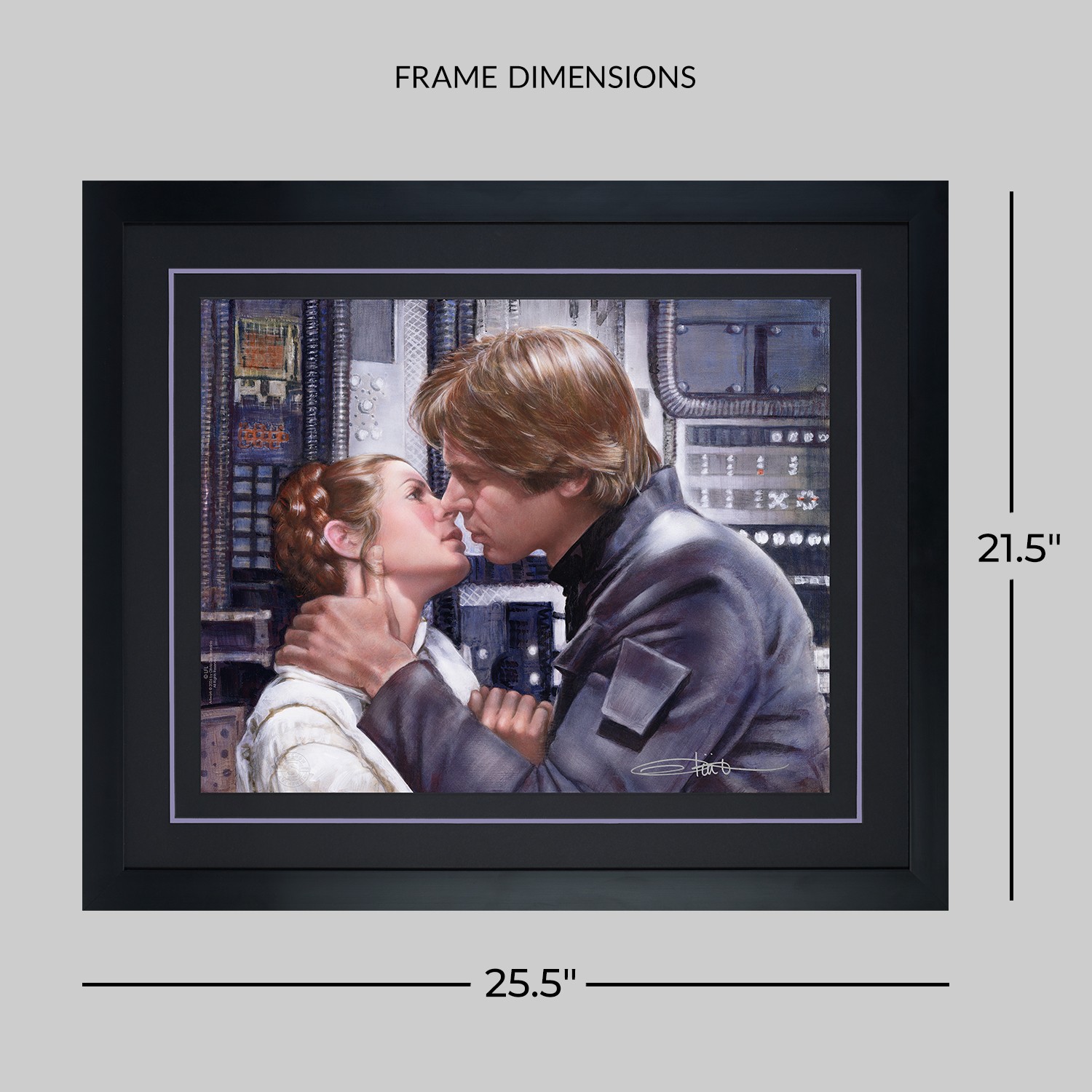 Star Wars The Princess and the Scoundrel Art Print  Exclusive Edition View 2