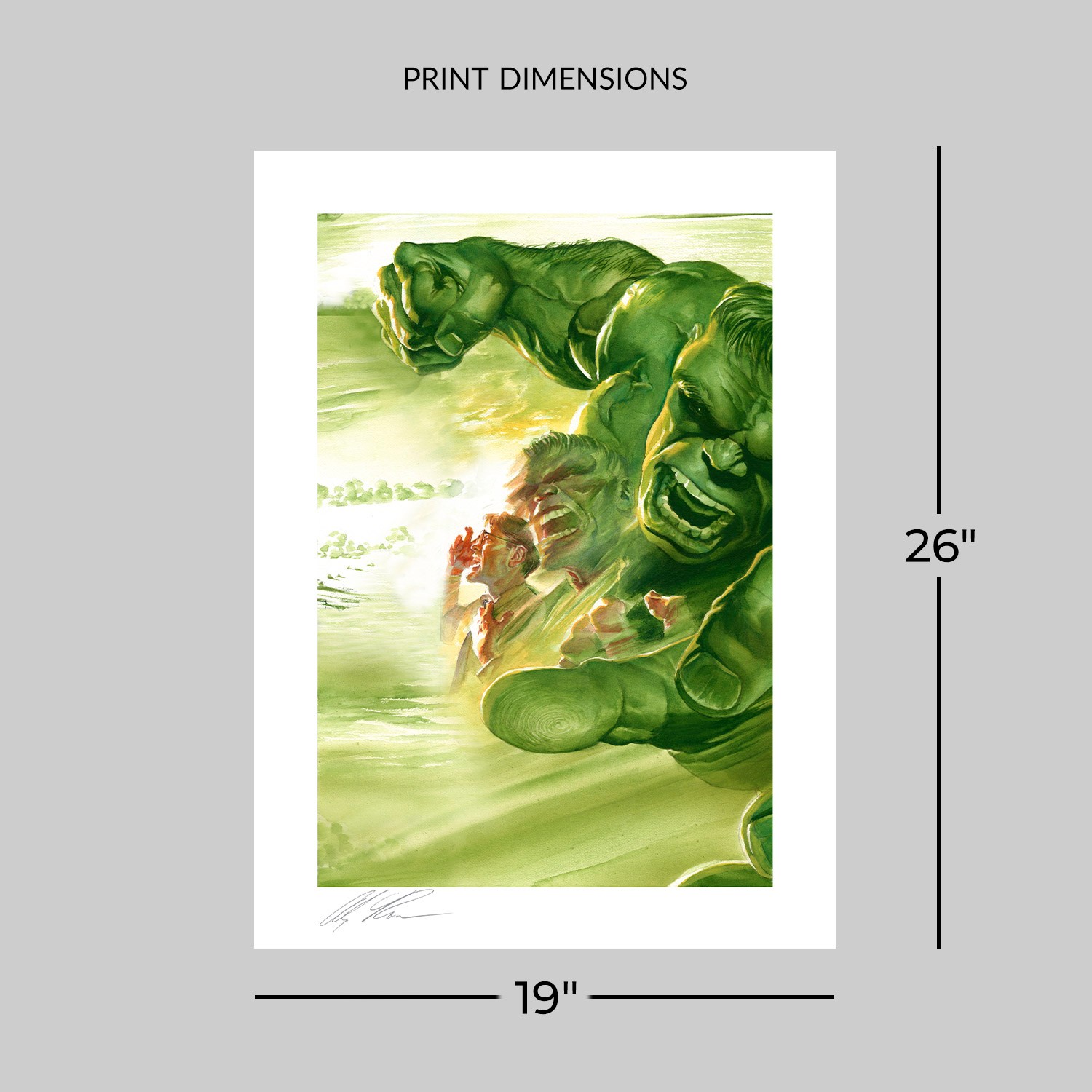 Marvel Dimensions: Hulk Art Print  View 2