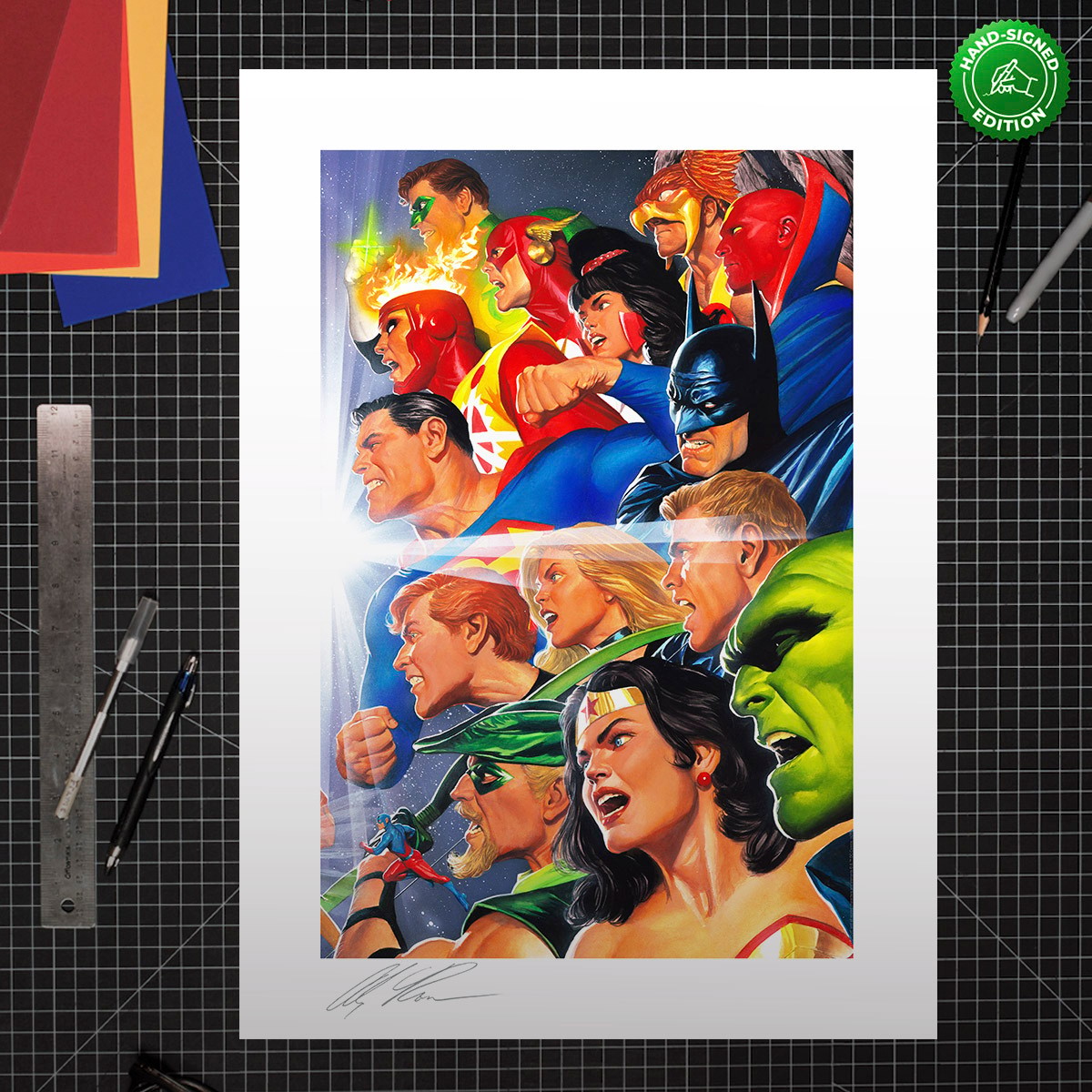 DC Comics JLA: Warriors of Justice Art Print  View 1