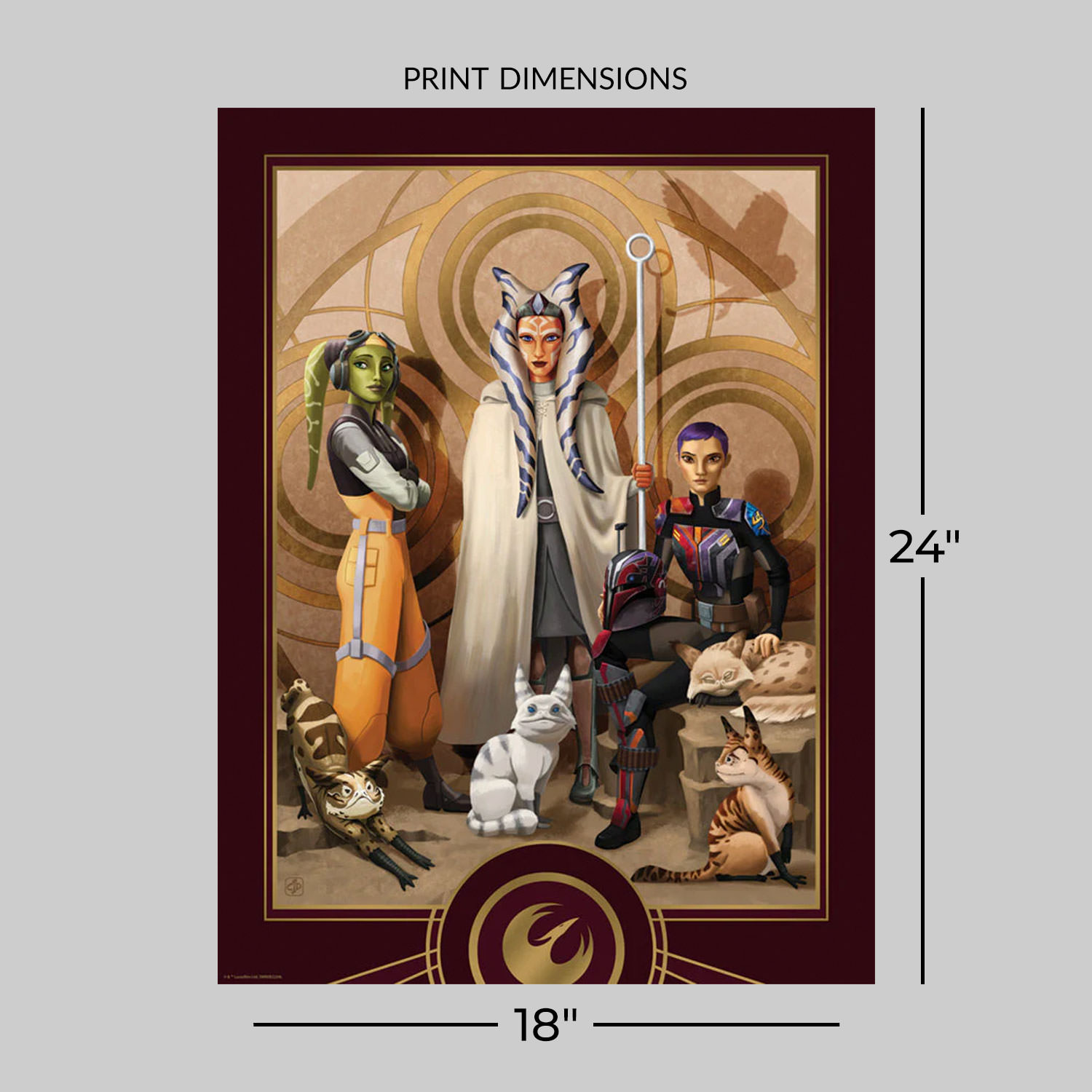 Star Wars Peace on Lothal Art Print  View 2
