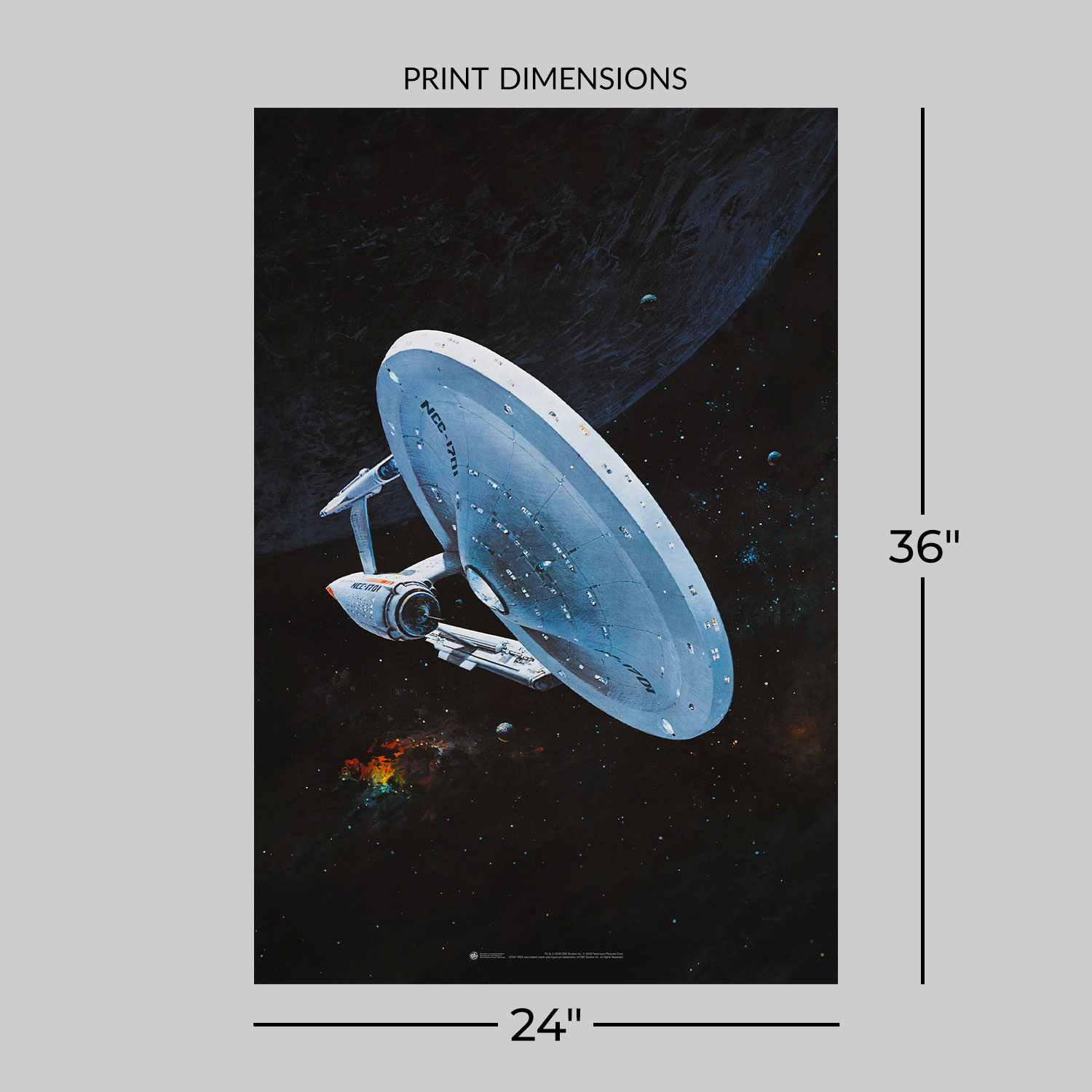 Star Trek Star Trek: The Motion Picture - 1978 Teaser Variant Art Print  View 2