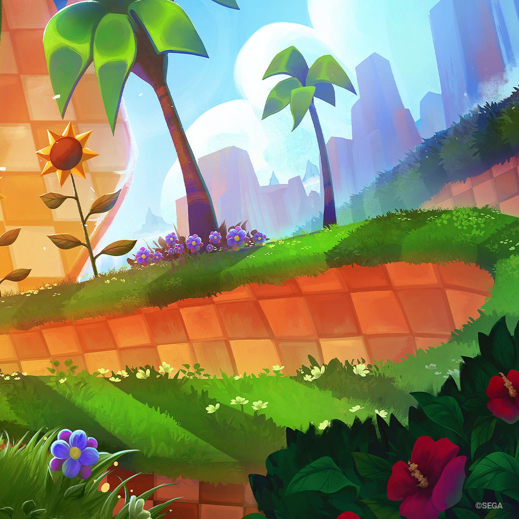 Sonic the Hedgehog Sonic the Hedgehog: First Loop-de-Loop Art Print  View 5