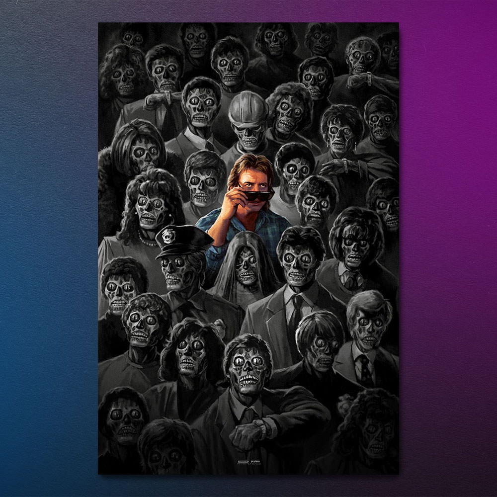 They Live They Live Variant Movie Poster  View 1