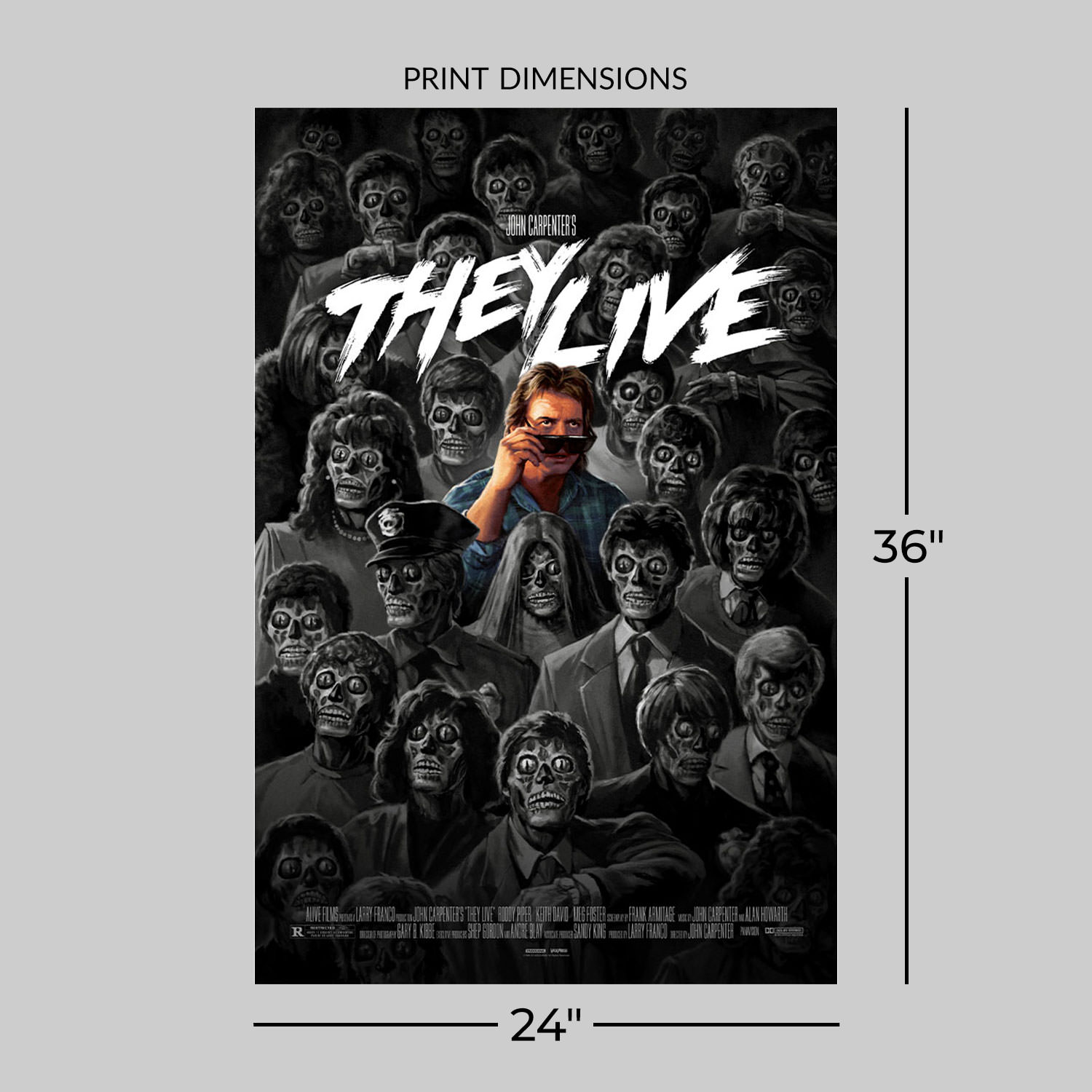 They Live They Live Movie Poster  View 2