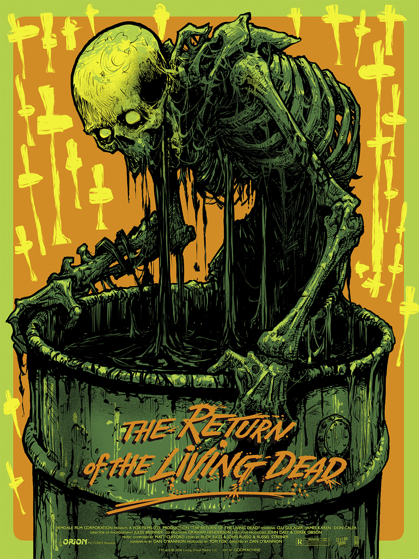 Return of the Living Dead The Return of the Living Dead (Variant) Movie Poster  View 3
